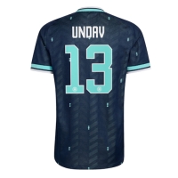 Camiseta Alemania Deniz Undav #13 Segunda Equipación Replica Mundial 2026 mangas cortas